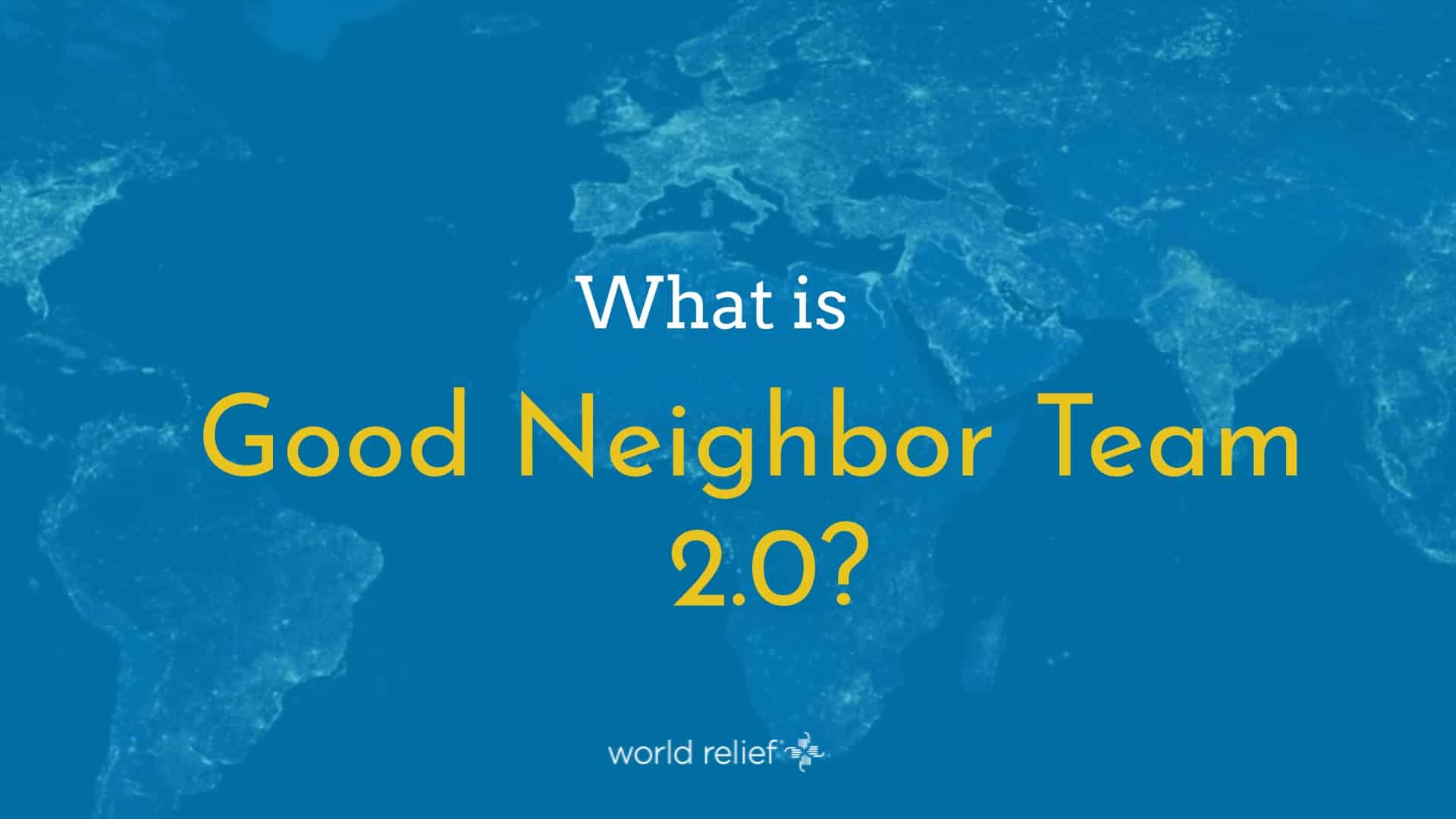 How to Be a Good Neighbor