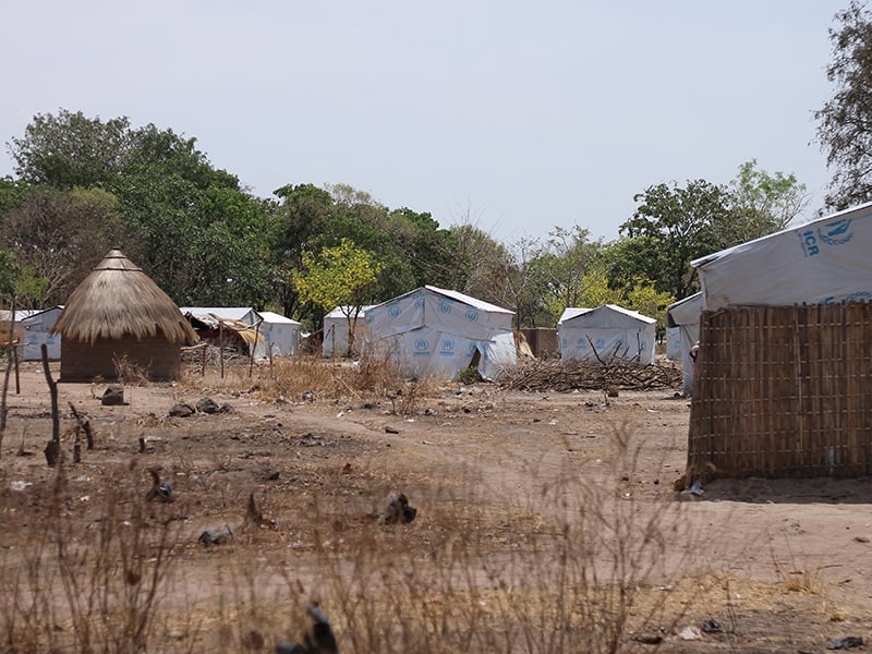 A camp for refugees in Chad