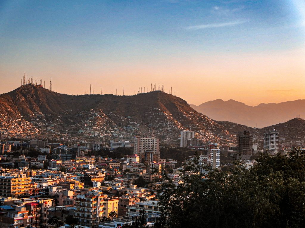 Cityscape from Kabul, Afghanistan