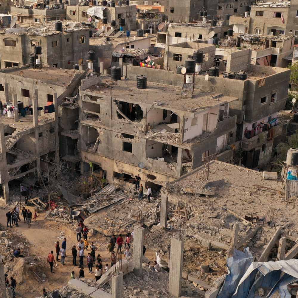 Destruction from Israel and Gaza war