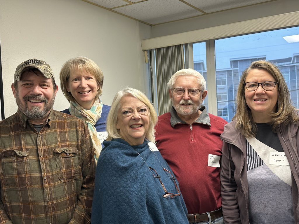 Jan Probus, John Yoder, Lucy Larkin and Sherilyn Jones recently met for lunch at the Spokane office.