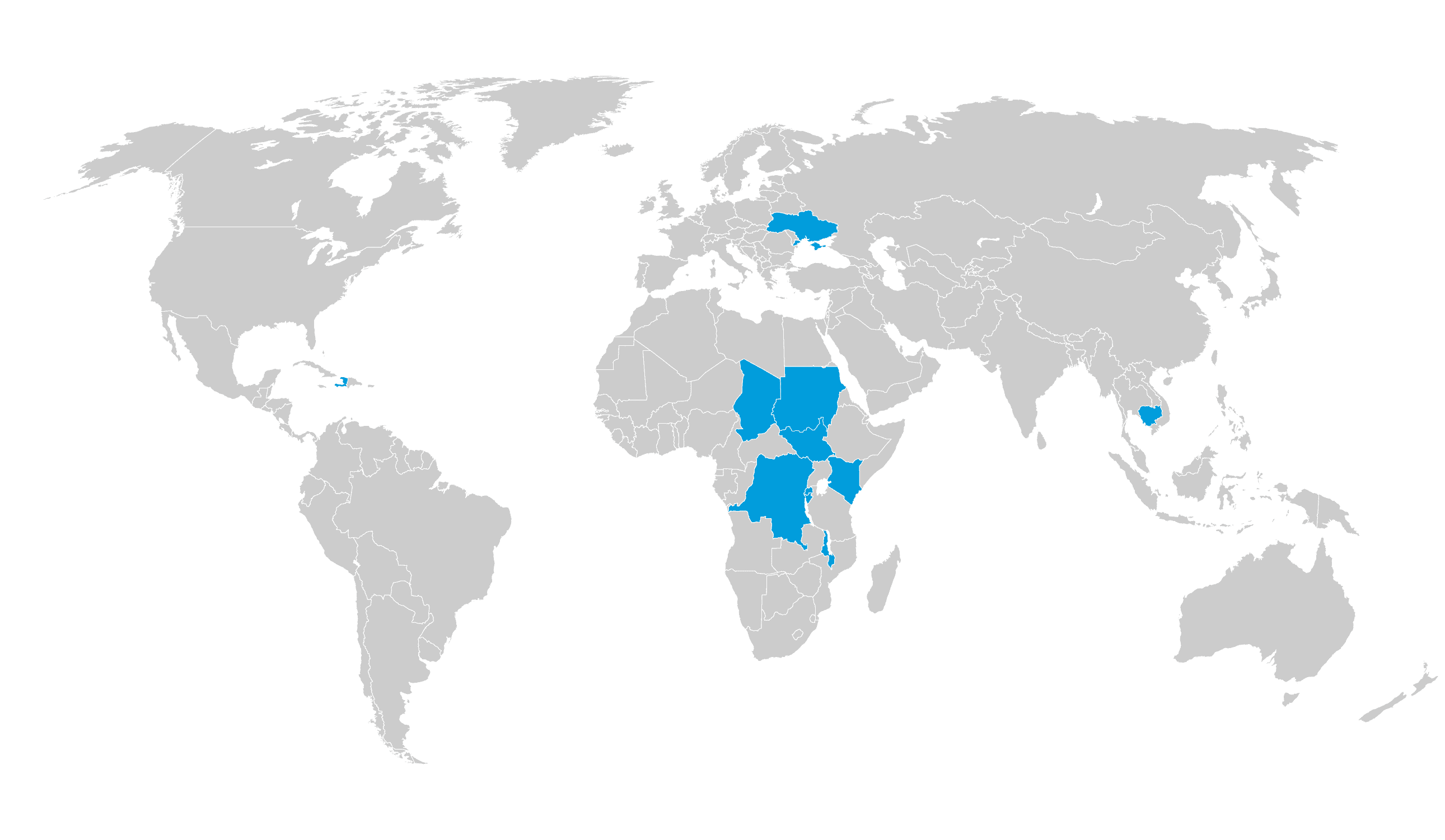 International offices map