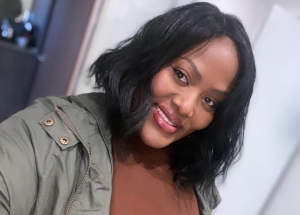 Aimee Pacifique Byiringiro smiles in a selfie.