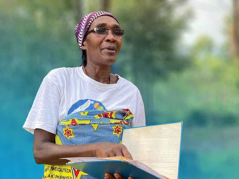 Leocadie is creating change that lasts in her community in Burundi.
