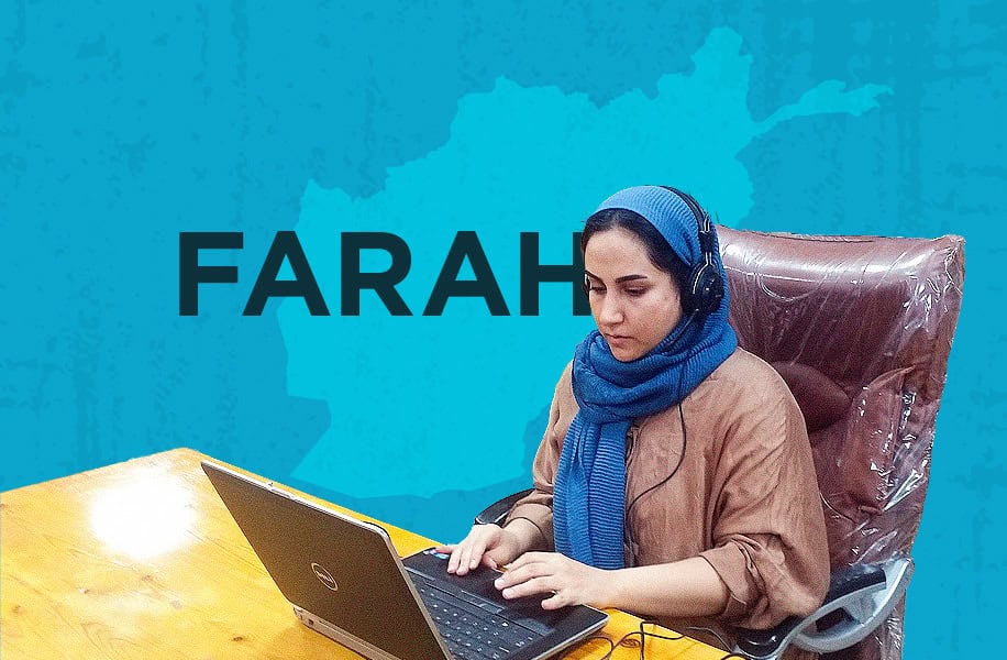 Farah's refugee story led her from Afghanistan to Wisconsin. 
