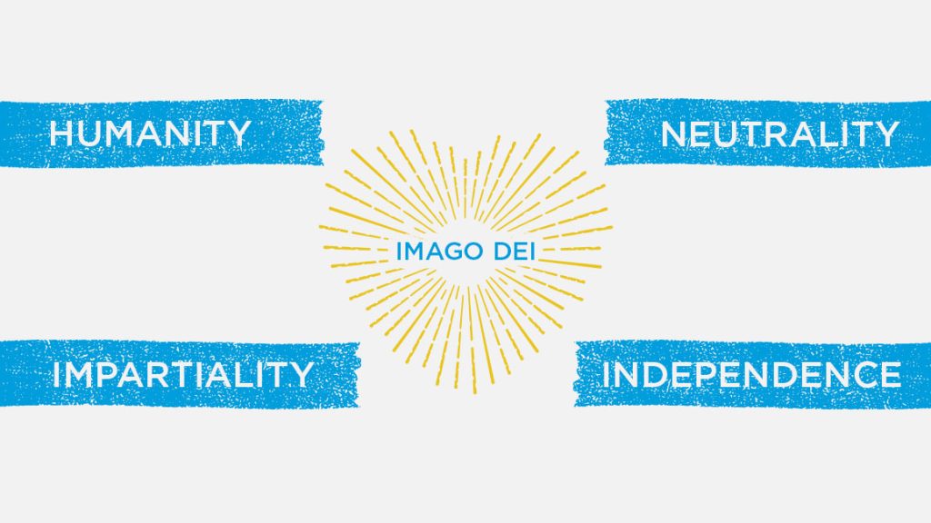 Humanitarian principles and Imago Dei.