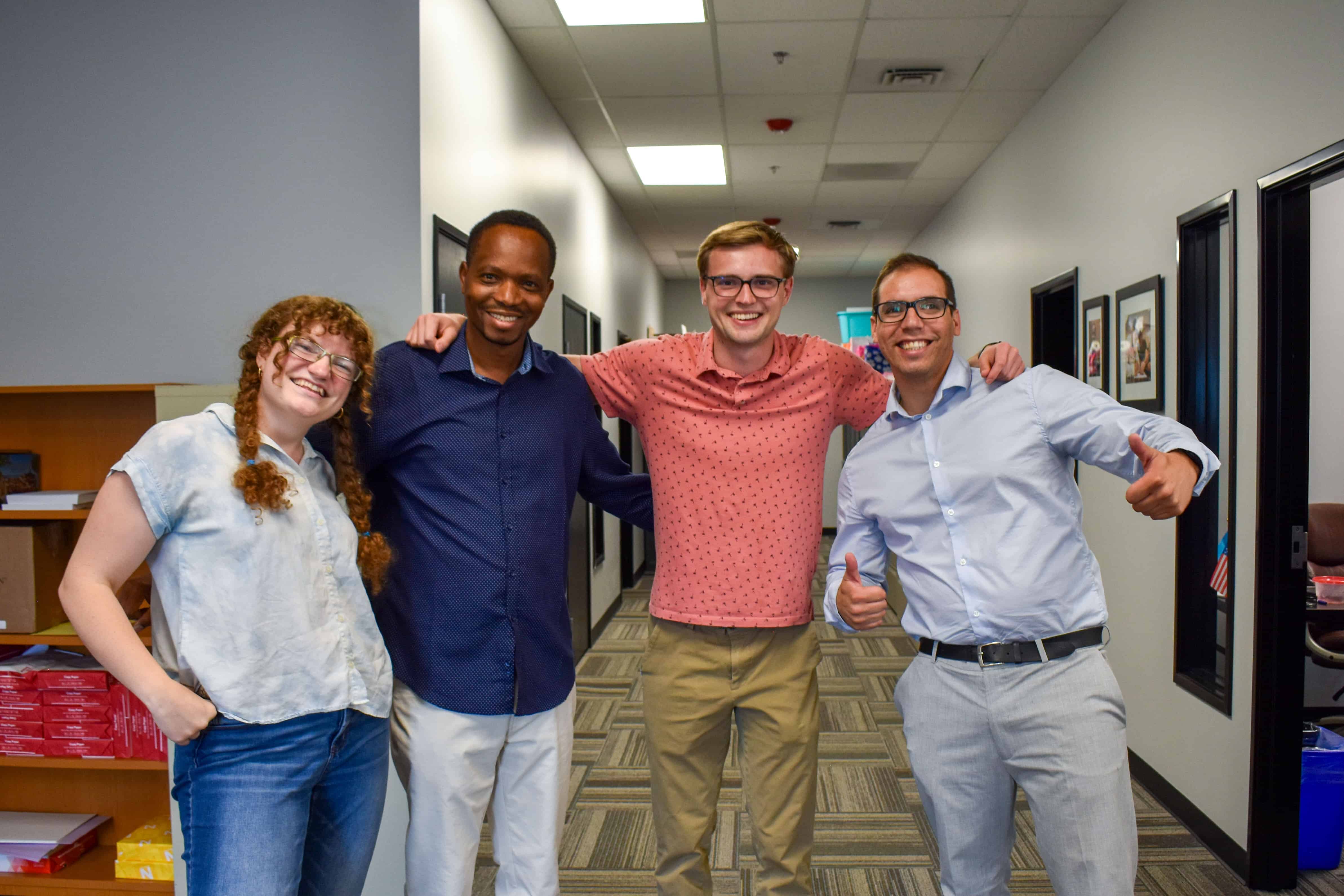 Isaiah and coworkers at World Relief