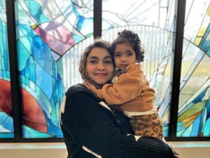 Evany and her daughters are Venezuelan immigrants in America.