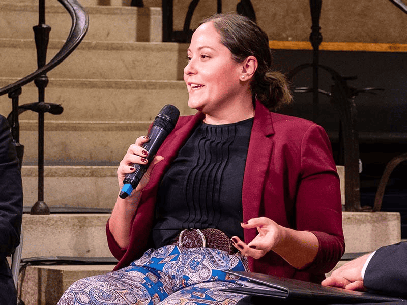 Welcome.US Vice President of Community Building + Engagement Krista Kartson.
