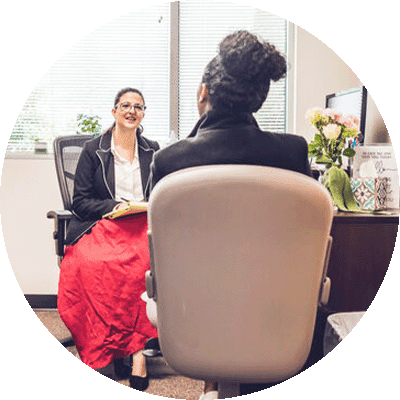 gift-guide-mental-health-counseling A women in a counseling session