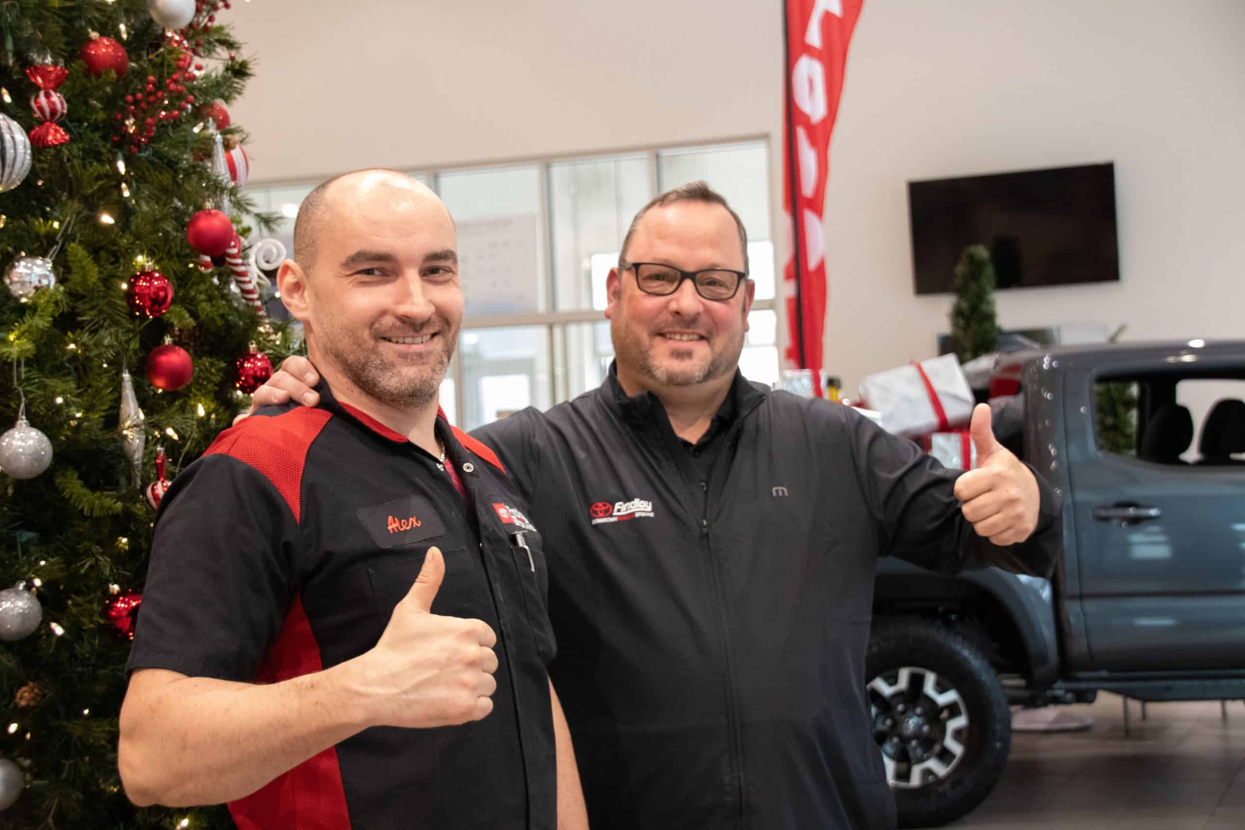 Alexey and his manager Ron.