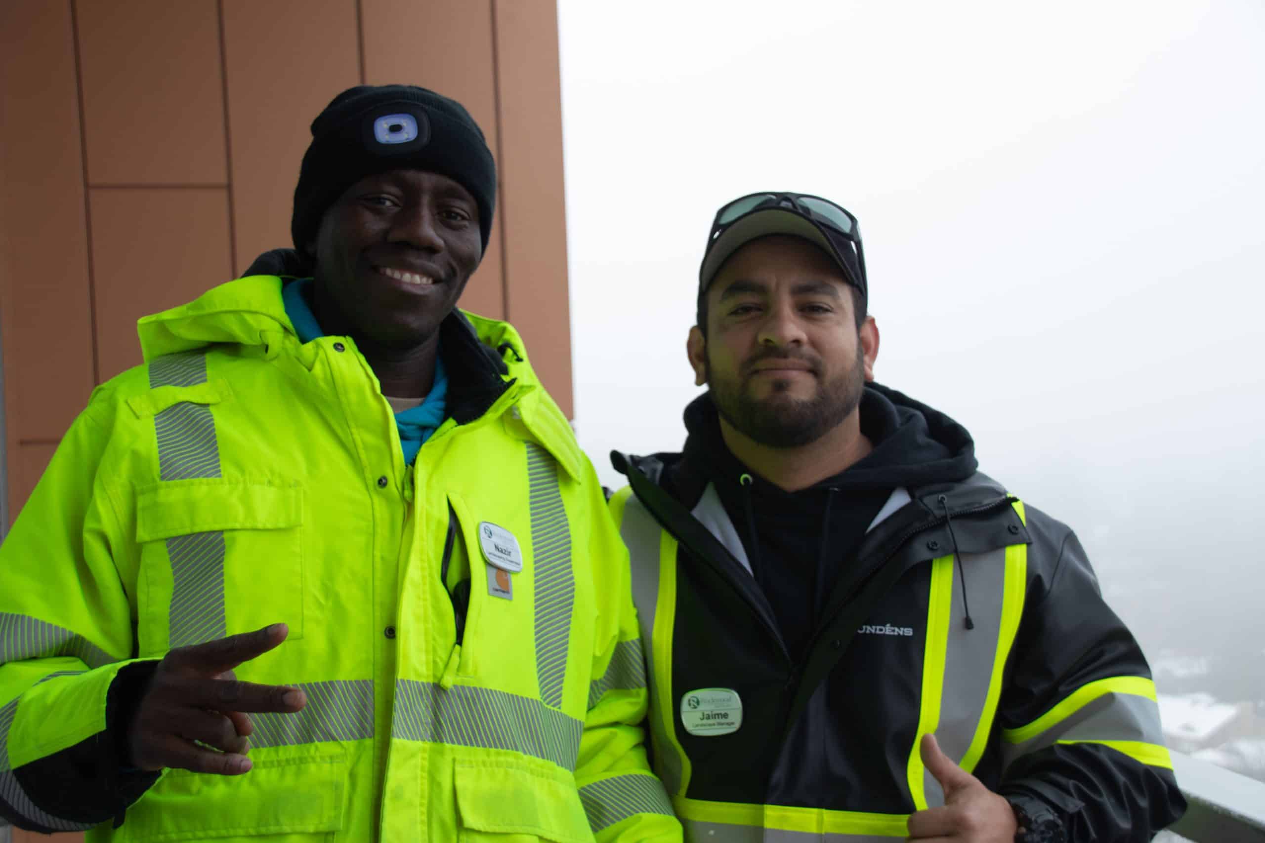 Nazir and his manager Jaime