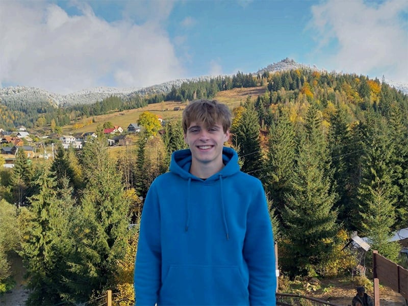  Ilya has found hope in the midst of the disruptions of war.
