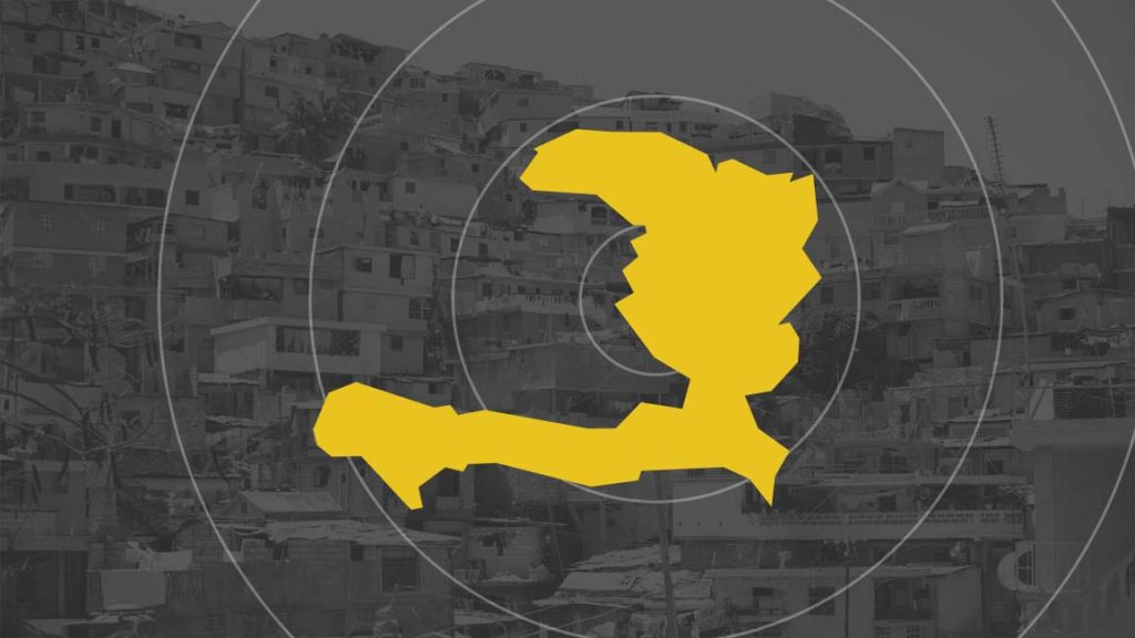 Haiti humanitarian crisis: A map of the country.
