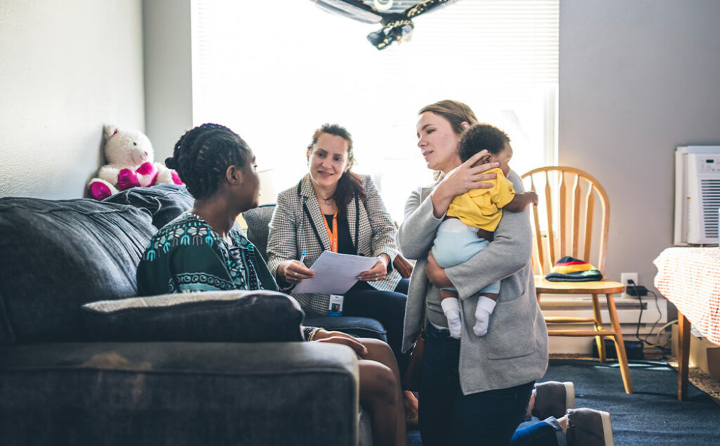 Image of World Relief helping in the present moment.