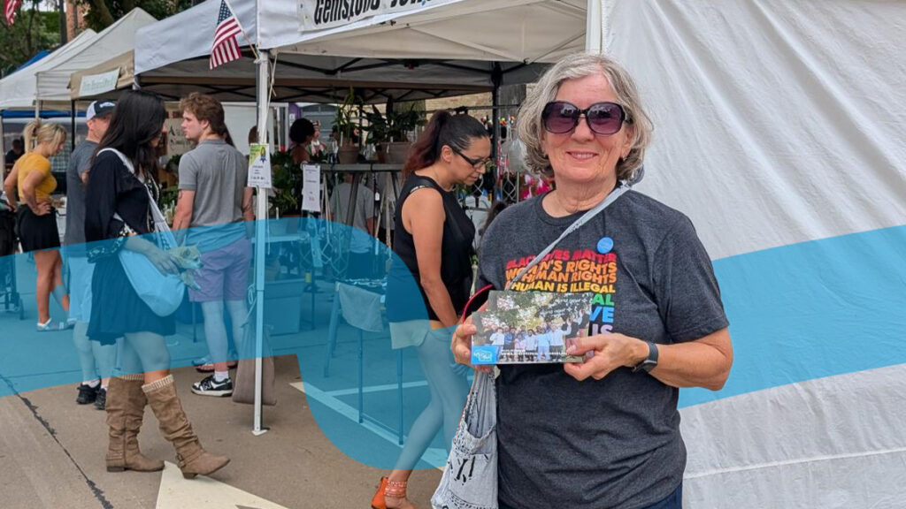 World Relief Volunteer Deb